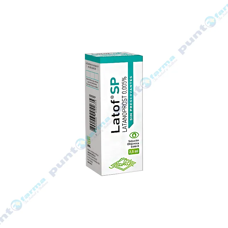 Latof SP Latanoprost 0,005%  - 2,5 mL Sin Preservantes