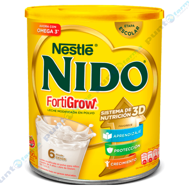 Quedateencasa Punto Farma Leche Fortigrow Con Sistema De Nutricion 3d Nido 800 Gr Quedateencasa Punto Farma Leche Fortigrow Con Sistema De Nutricion 3d Nido 800 Gr