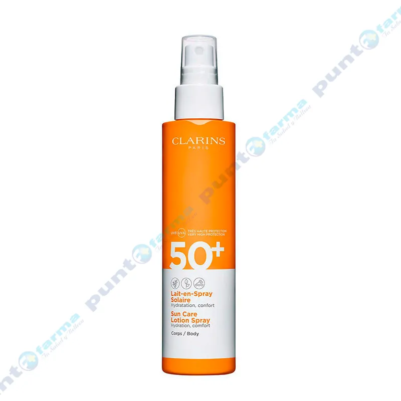 Leche Solar Hidratante es Spray SPF50+ Clarins - 150 mL
