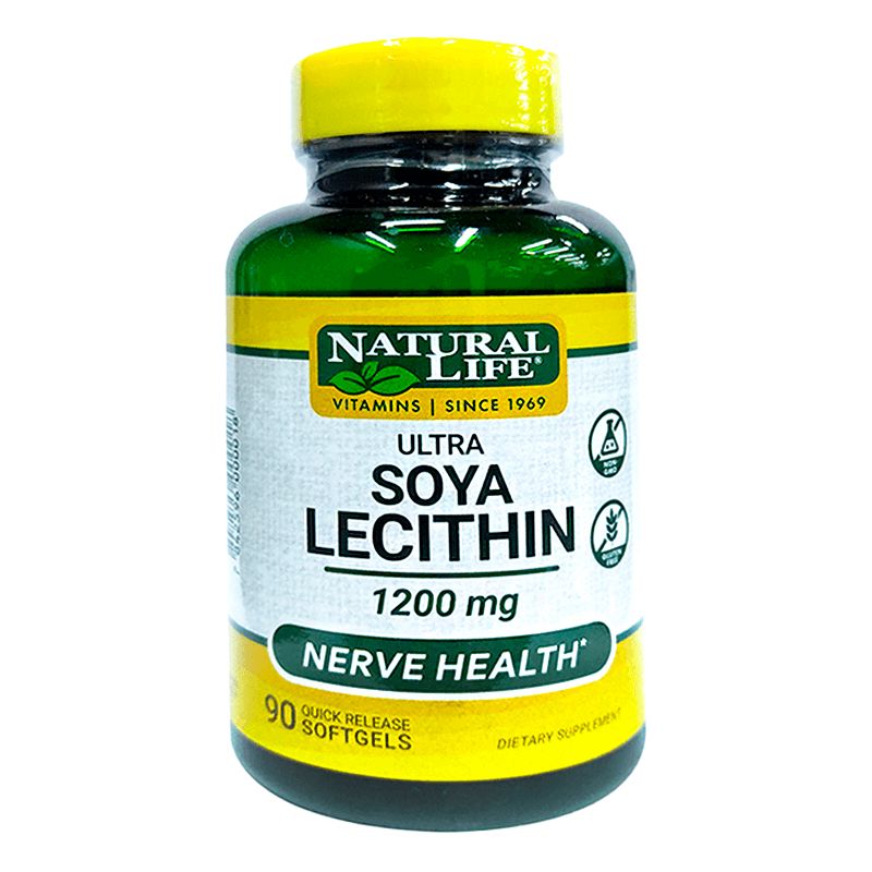 Lecitina 1200 mg Natural Life Cont 90 cápsulas Punto Farma