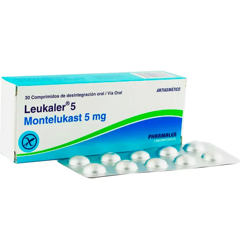 Image miniatura de Leukaler-5-Montelukast-5-mg-Caja-con-30-comprimidos-de-desintegracion-oral-47689.webp