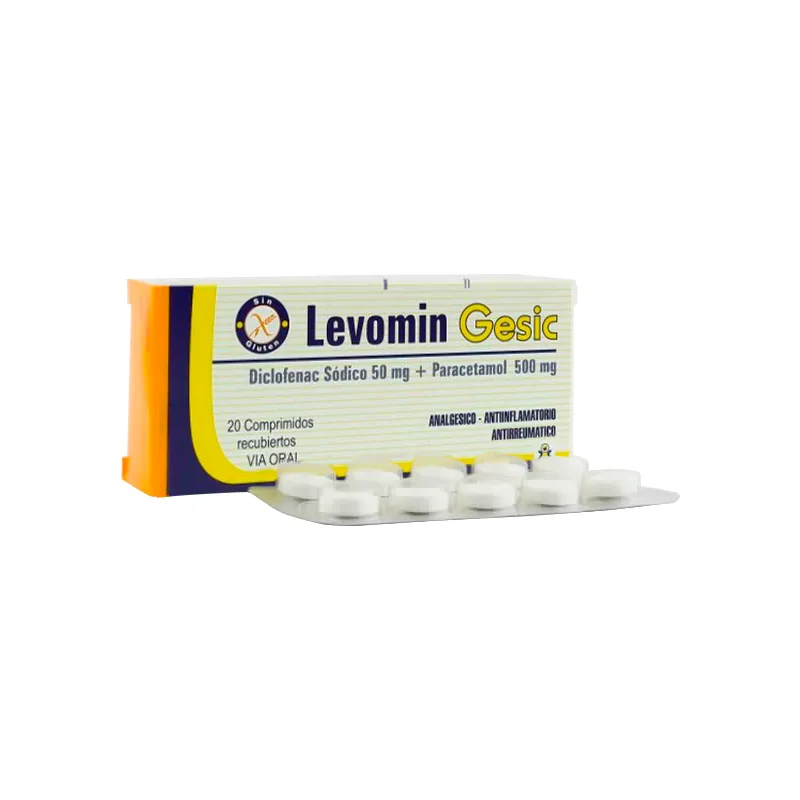 Image miniatura de Levomin-Gesic-Diclofenac-Sodico-50-mg-Caja-de-20-comprimidos-recubiertos-47262.webp