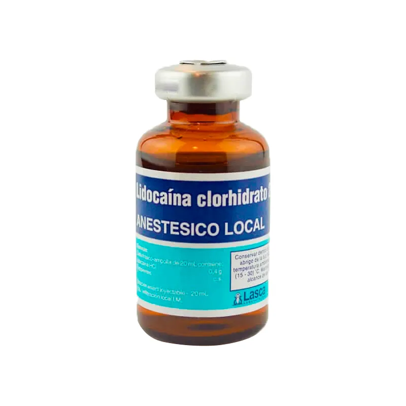Image miniatura de Lidocaina-clorhidrato-2-Solucion-Esteril-Inyectable-1-Frasco-ampolla-x-20-mL-47344.webp