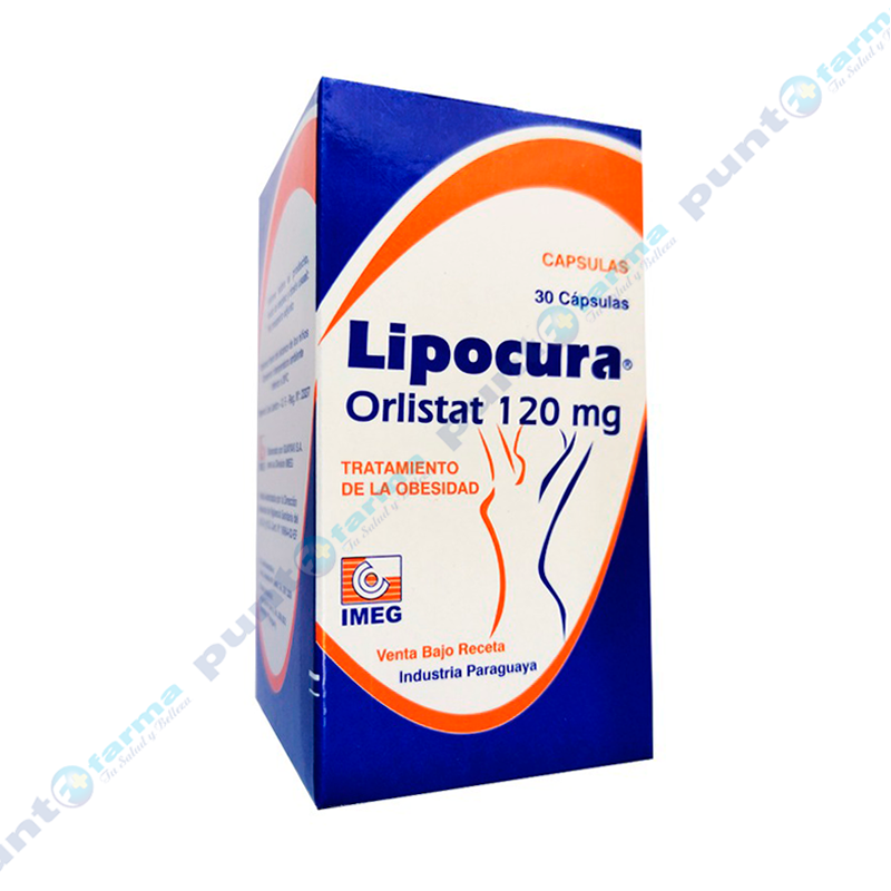 Lipocura Orlistat 120 mg - Cont. 30 cápsulas | Punto Farma