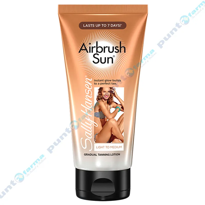 Loción Solar Autobronceante Gradual Ligero a Medio Sally Hansen - 175mL