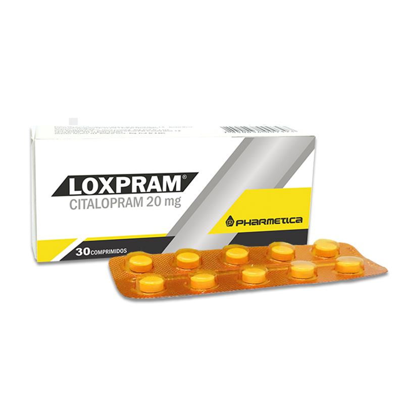 Loxpram Citalopram Caja de 30 Comprimidos Punto Farma