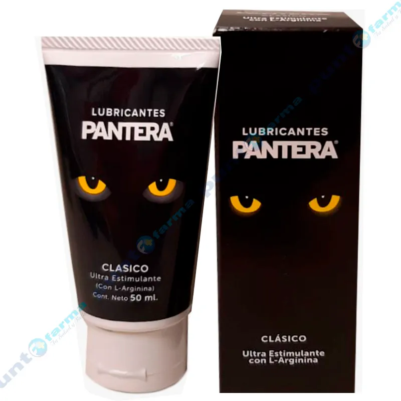 Lubricante Clásico con L-Arginina Pantera - 50 mL