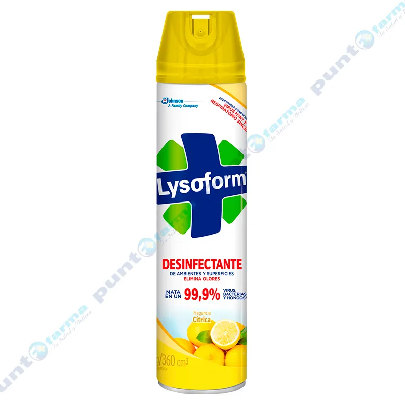 Lysoform Aerosol Desinfectante Citrica - 360 mL