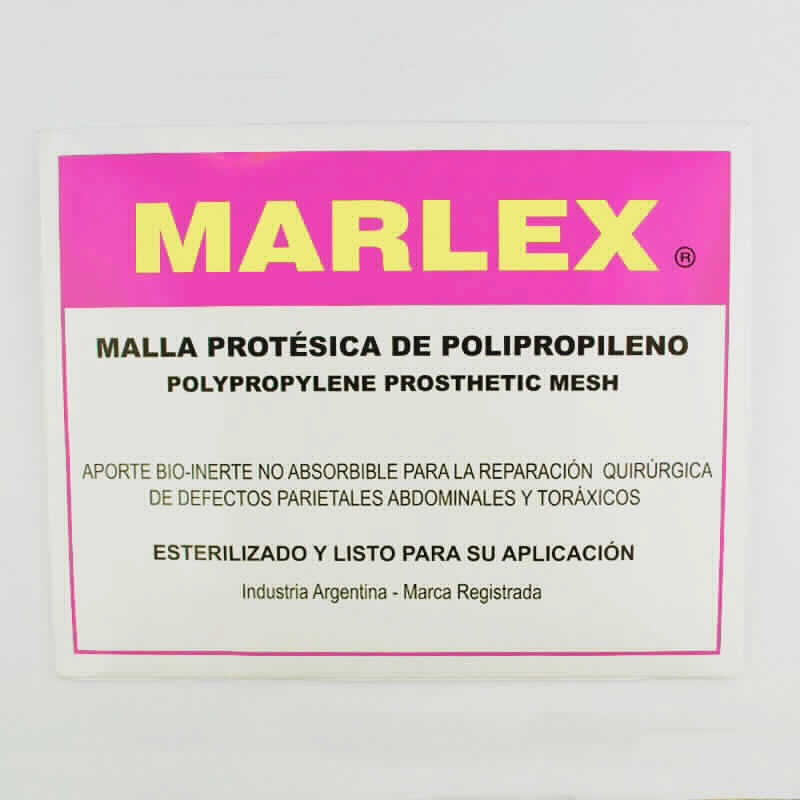 Malla protésica de polipropileno MARLEX® - 30x30 normal | Punto