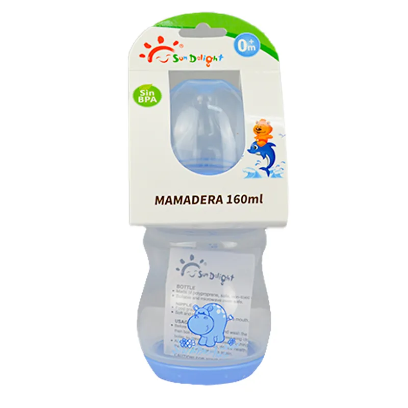 Mamadera Tetina Silicona Sundeligh - Cont.160 mL