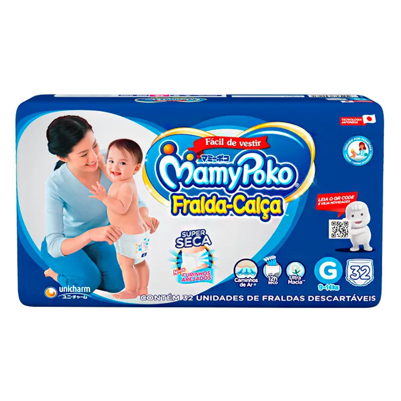 Mamypoko Pañal Calza Premium G - Cont 32 unidades