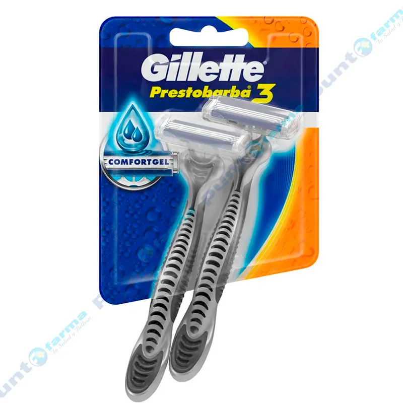 Máquinas Para Afeitar comfortgel Gillette - Cont . 2 unidades