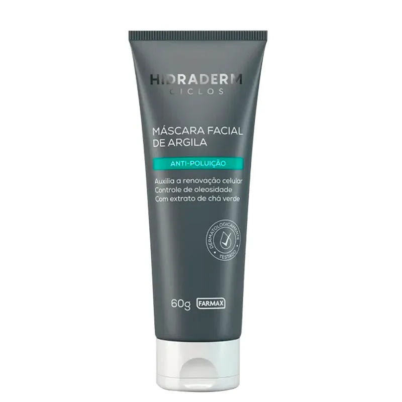 Mascara Facial de Arcilla Anticontaminación Hidraderm - Cont.60gr
