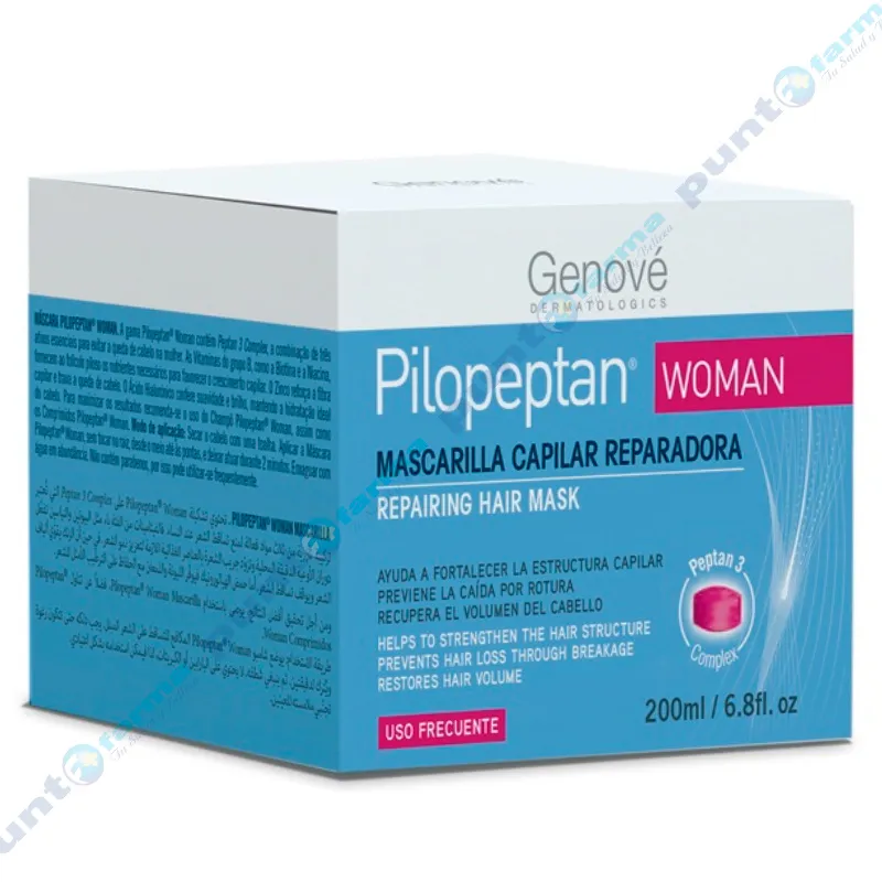 Mascarilla Capilar Regeneradora Pilopeptan Woman - 200 mL