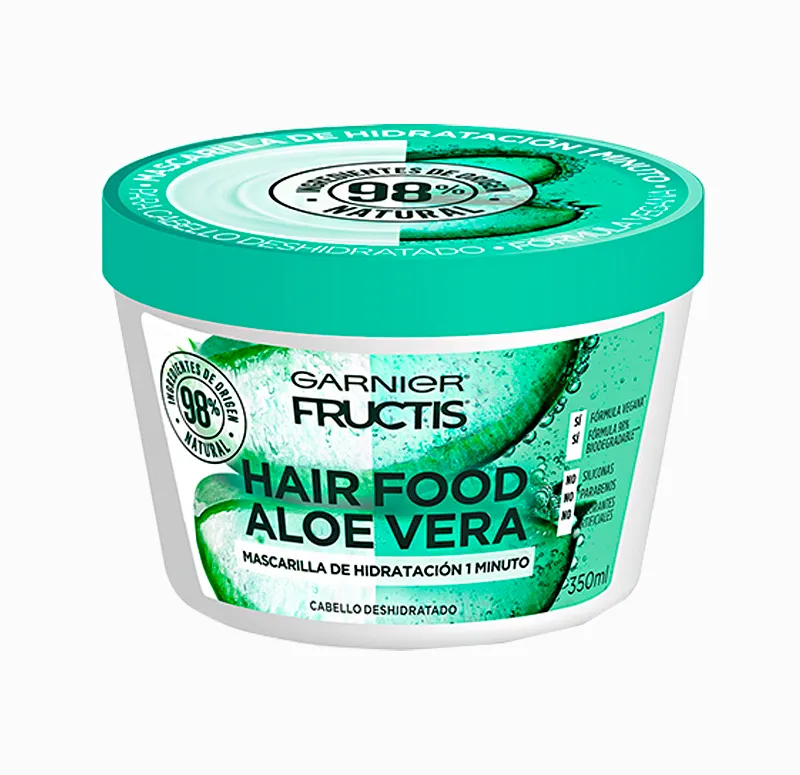 Mascarilla Fructis Hair Food Aloe Vera Garnier - 350 mL