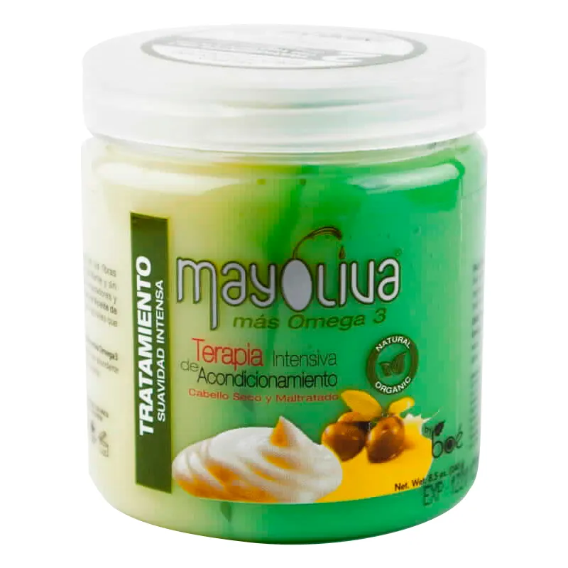 Mayoliva mas Omega 3 Tratamiento suavidad intensa - Contenido de 240 g