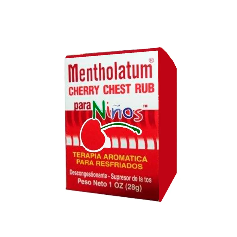 Mentholatum Cherry Chest Rub para Niños - 28 g