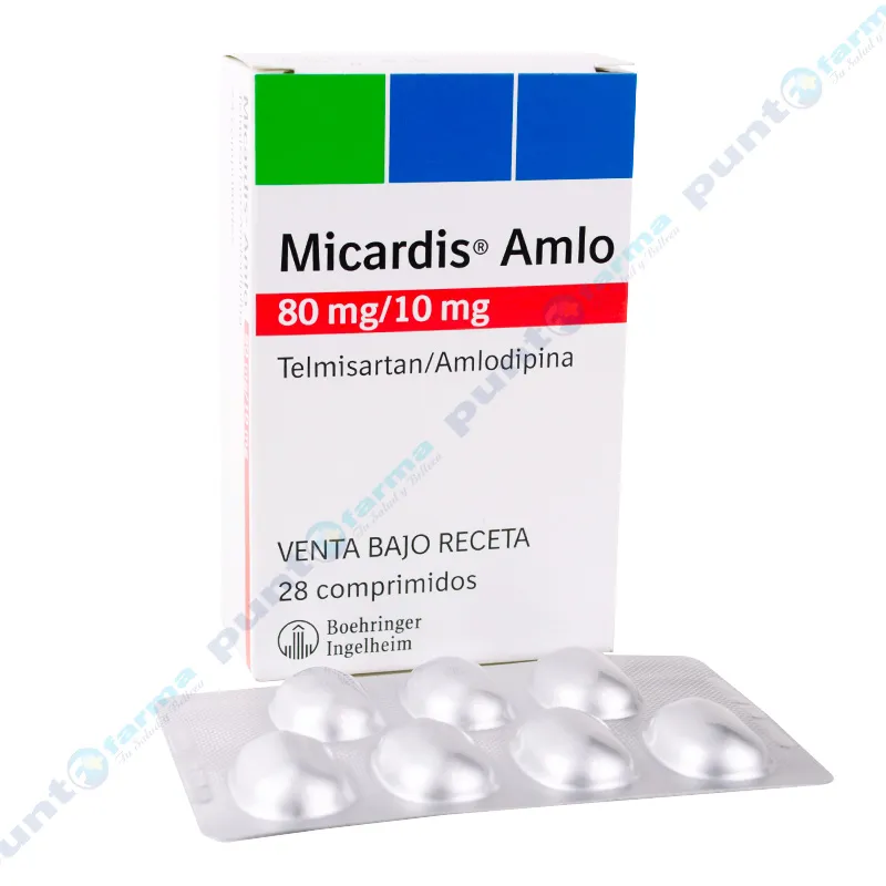 Micardis Amlo 80 mg/10 mg - Caja de 28 comprimidos