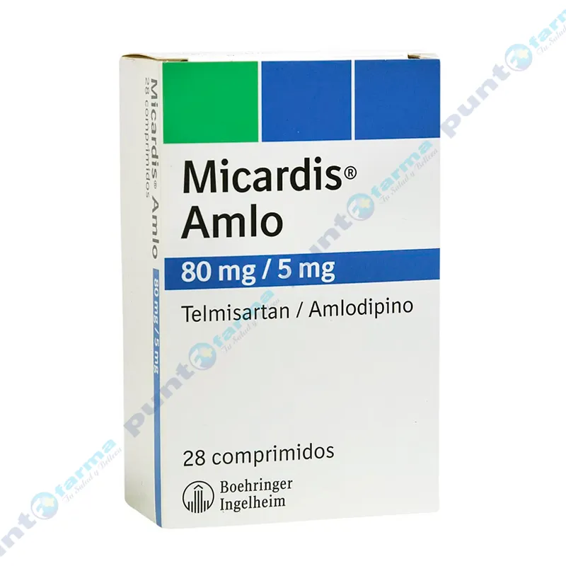 Micardis Amlo Telmisartan 80 mg/ 5 mg - Caja de 28 comprimidos