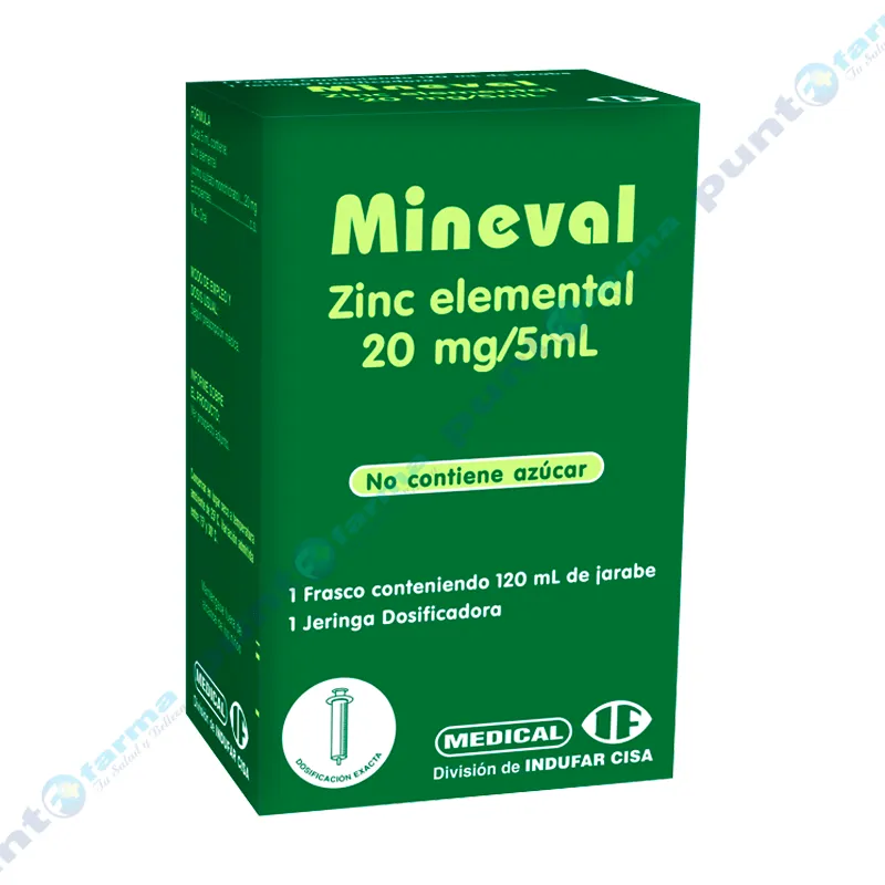 Mineval Zin Elemental 20 mg - 120 mL