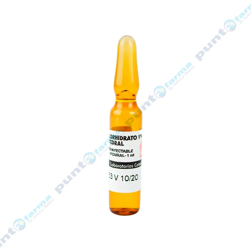 Morfina clorhidrato 1% Solucion inyectable -  Cont. 1mL