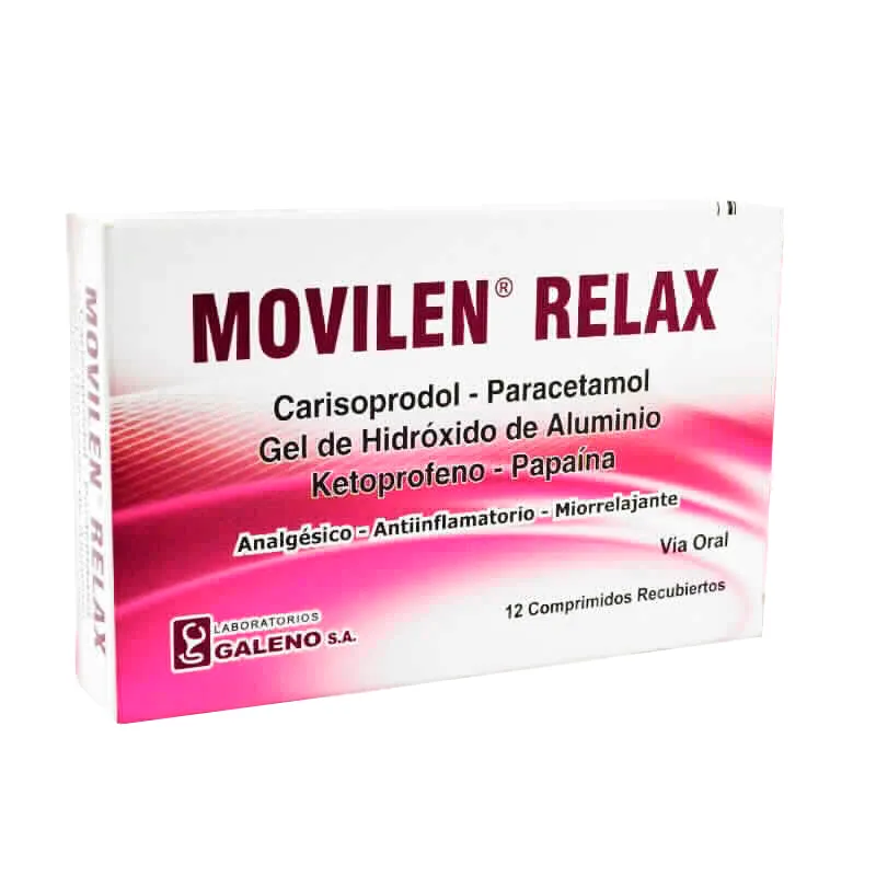 Movilen Relax - Caja de 12 comprimidos recubiertos