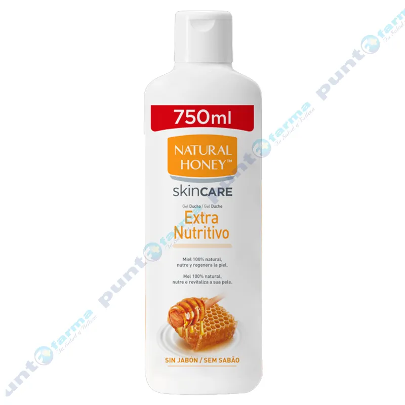 Natural Honey Gel De Ducha Extra Nutritivo Miel - 750 mL