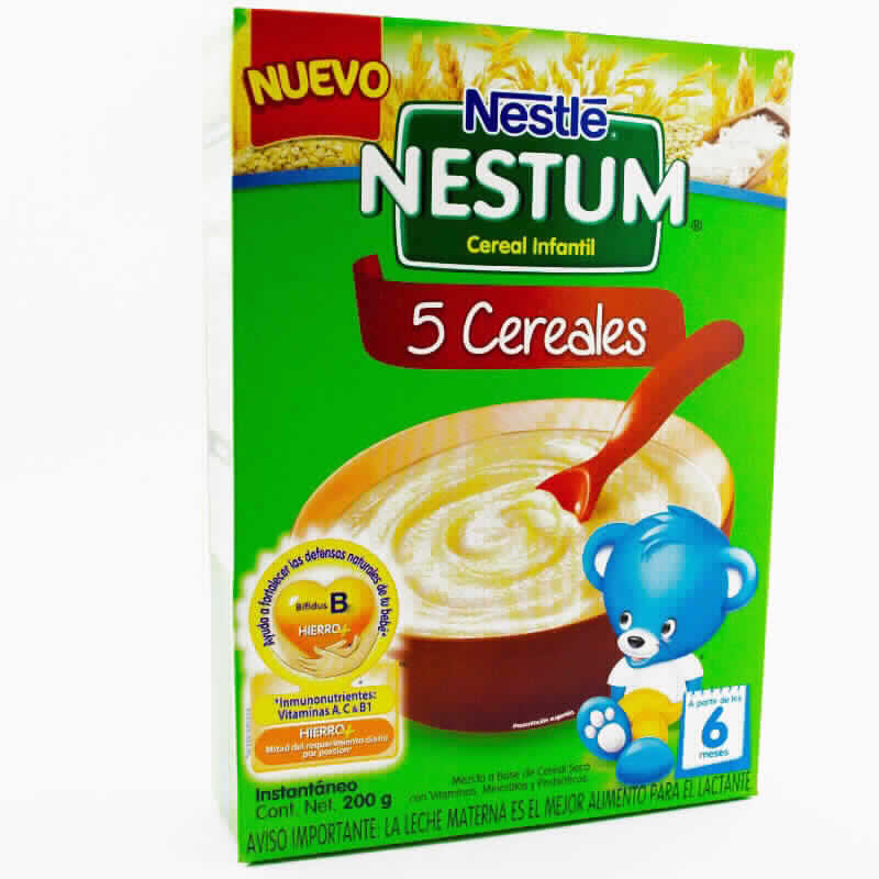 Nestum Cereal Infantil 5 cereales Nestlé - 200 gr