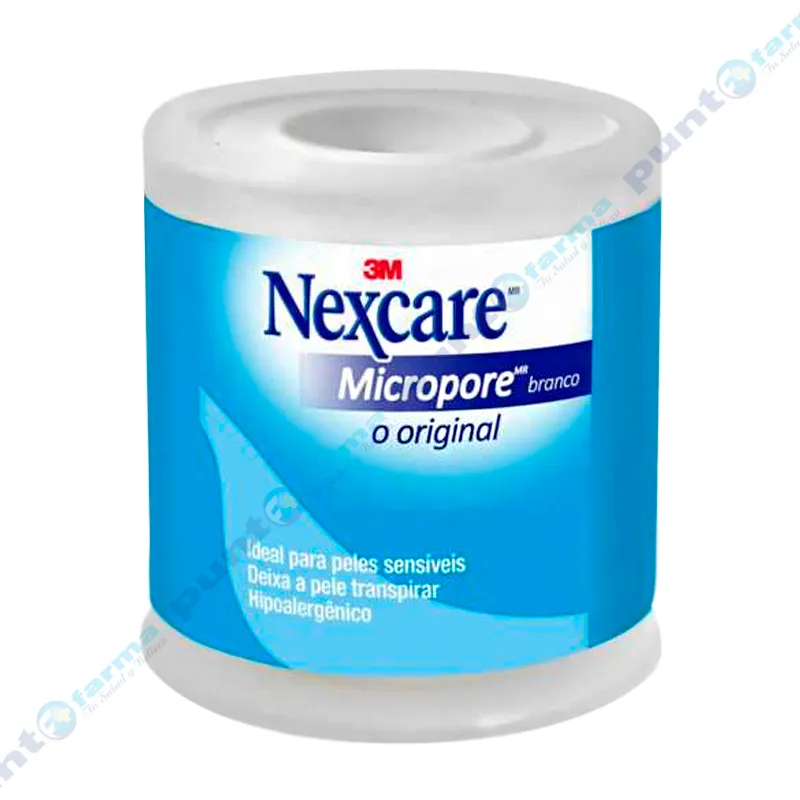 Nexcare Micropore Blanco Original 3M - 50mm x 4.5m