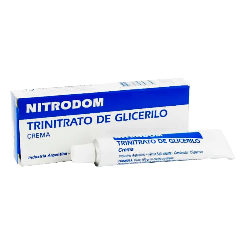 Nitrodom Trinitrato de Glicerilo Crema - Cont. 15 g