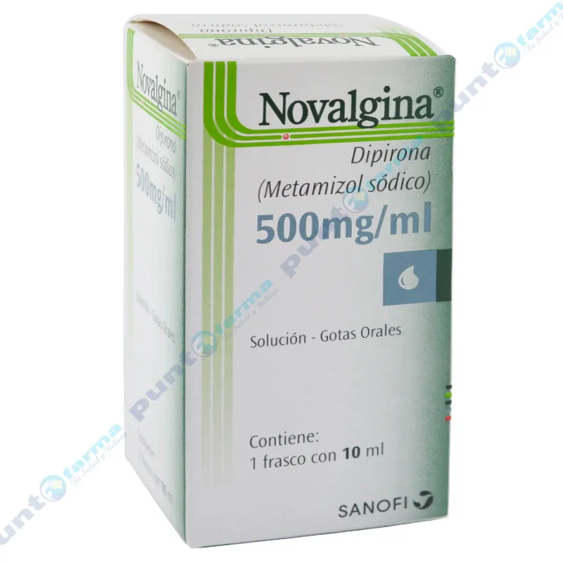 Novalgina Gotas - Dipirona 500 mg/ml - Frasco de 10 ml.