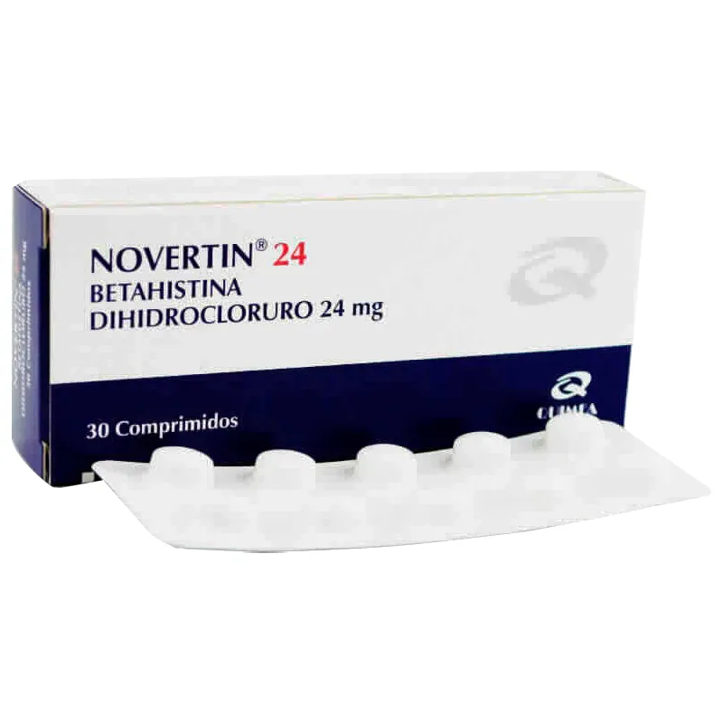 Image miniatura de Novertin-24-Betahistina-Dihidrocloruro-24mg-Cont-30-Comprimidos--49727.webp