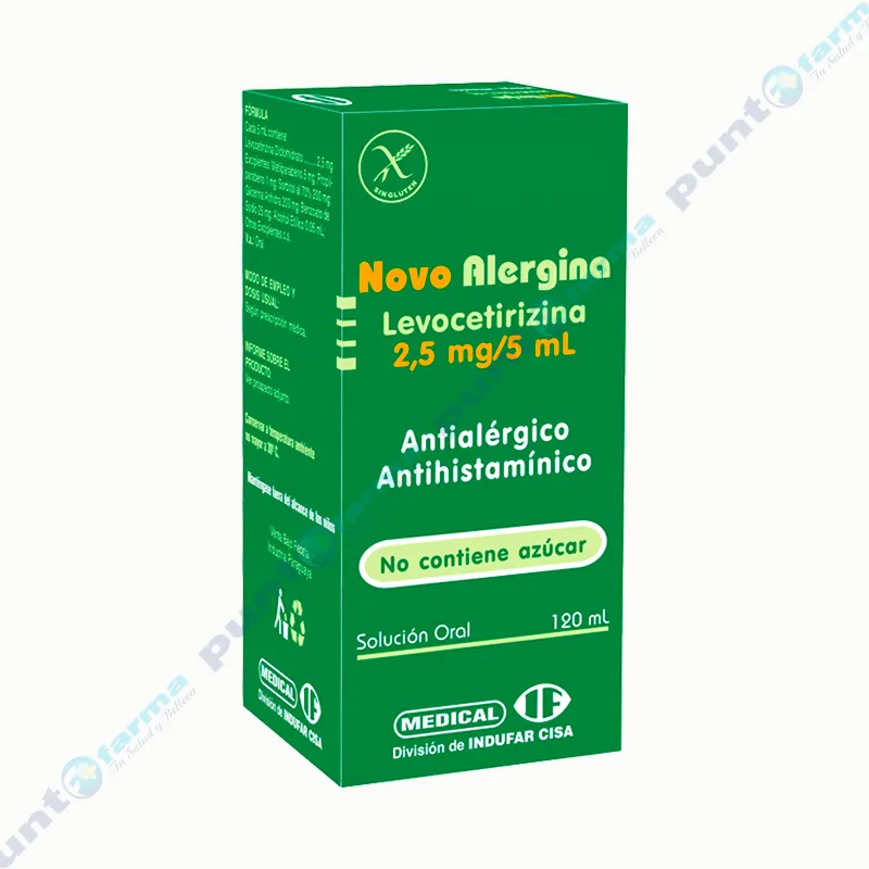 Novo Alergina Levocetirizina - 120 mL