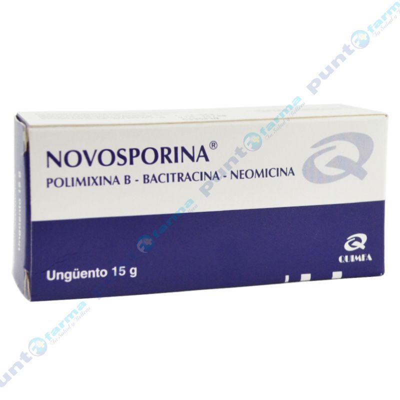 Novosporina Polimixina B Bacitracina Neomicina - 15 gr.