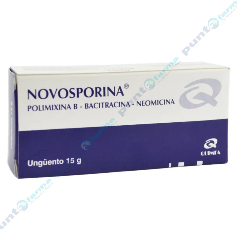 Novosporina Polimixina B Bacitracina Neomicina  - 15 gr.