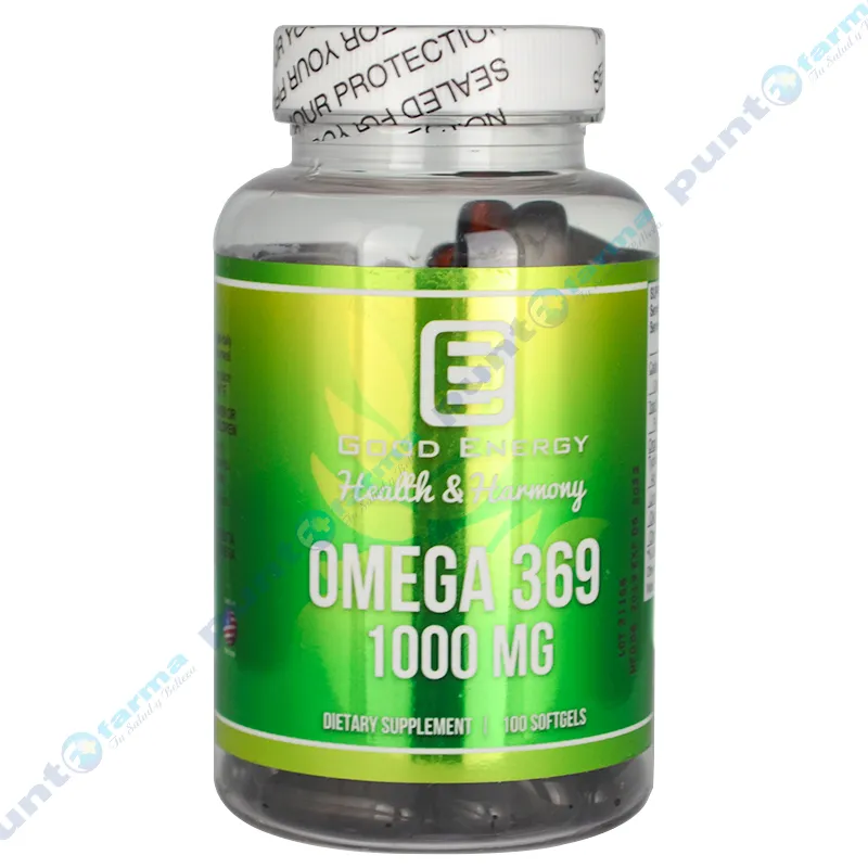 Omega 3-6-9 1000mg Good Energy - Cont. 100 cápsulas