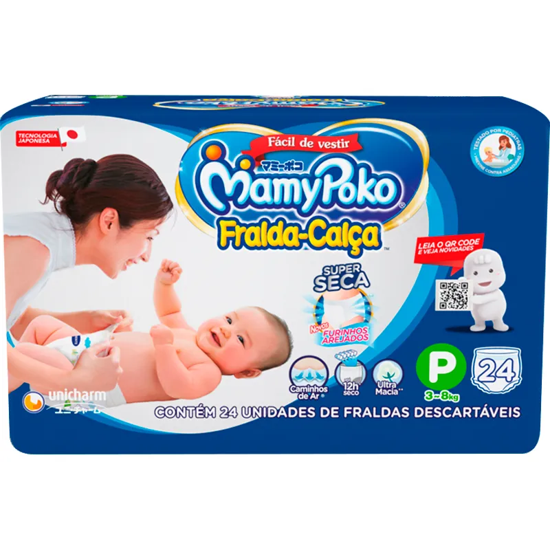 Pañal Calza Premium Regular MamiPoko Pequeño - Cont. 24 unidades