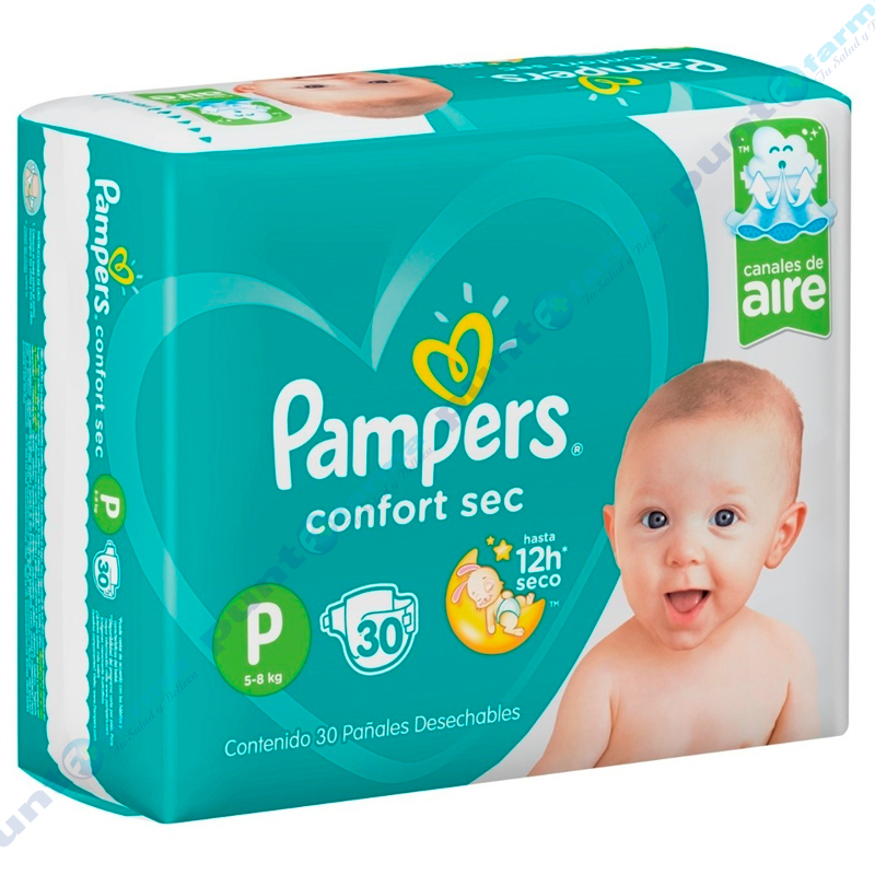 Pañal Confort Sec Pampers - Cont. 30 unidades