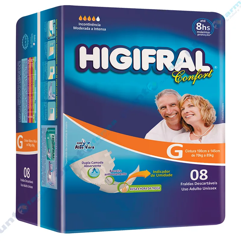 Pañal para adultos Higifral Confort G - Cont. 8 unidades