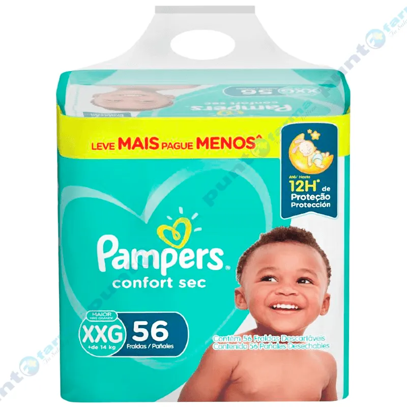 Image miniatura de Pa-ales-Pampers-Confort-Sec-XXG-Cont-56-unidades-39710.webp