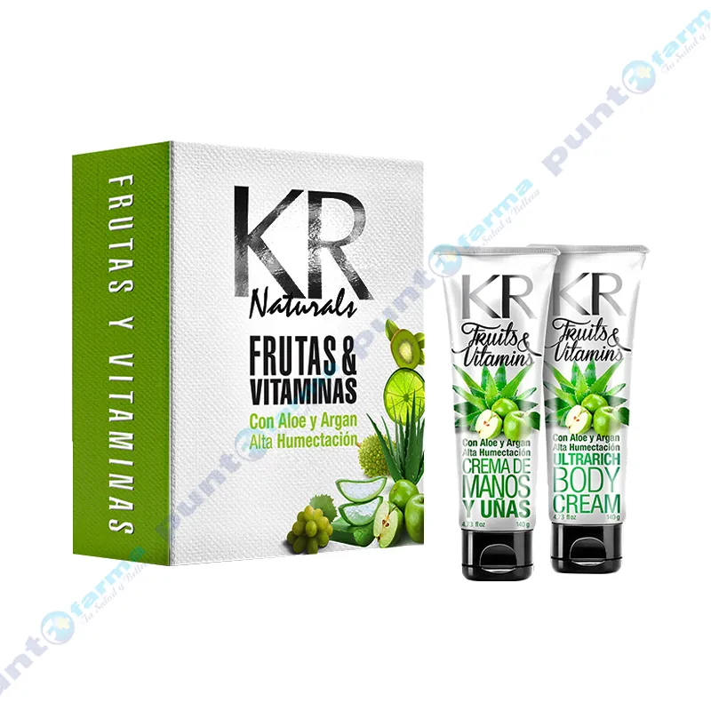 Pack Karina Rabolini Naturals Frutas y Vitaminas Alta Humectación