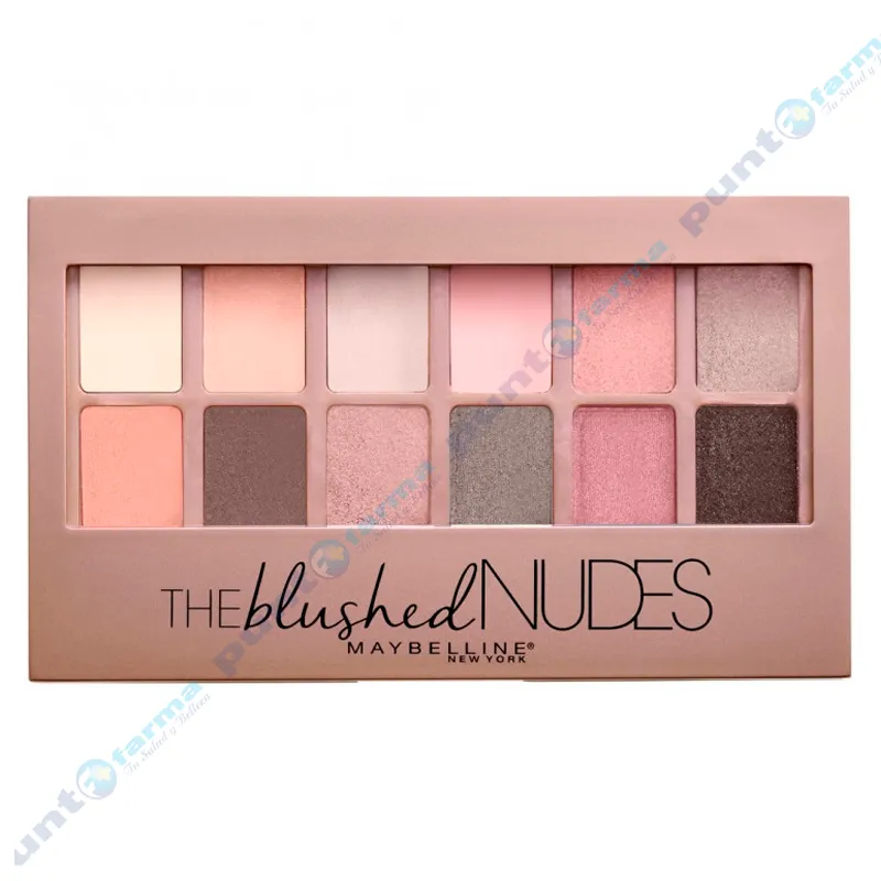 Paleta de Sombras The Blushed Nudes Maybelline