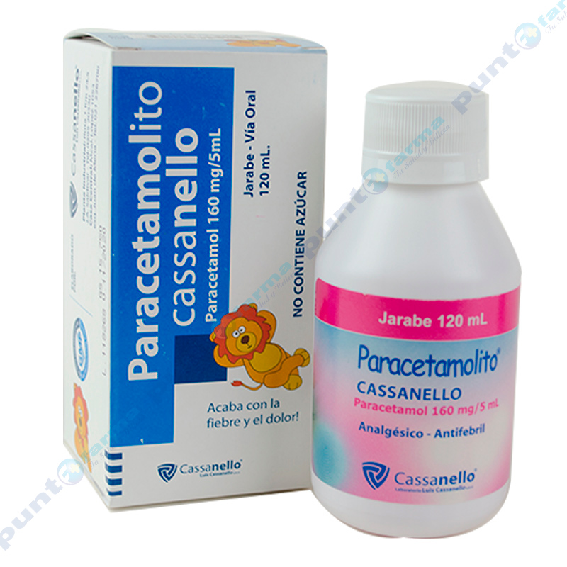 Paracetamolito Jarabe Vía Oral 120ml Punto Farma