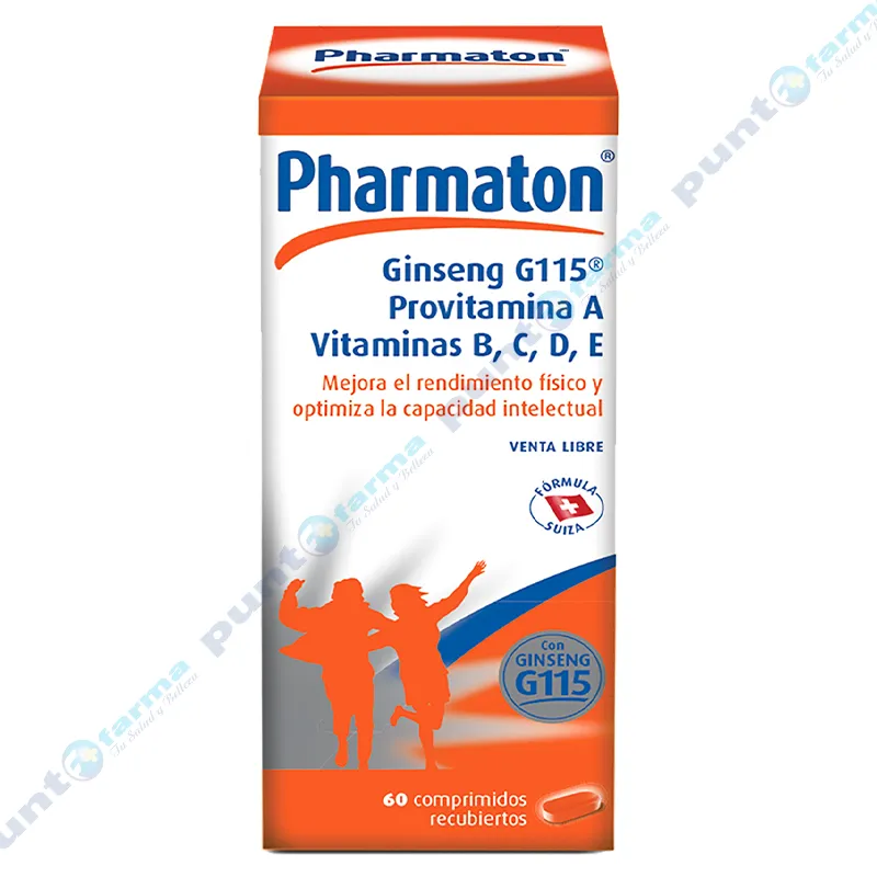 Pharmaton Ginseng G115 - Cont.  60 comprimidos