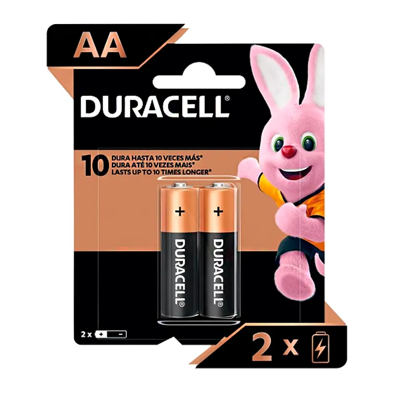 Pilas Duracell AA/2 - Cont 2 unidades