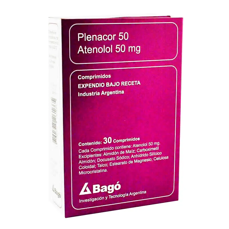 Image miniatura de Plenacor-Atenolol-50-mg-Cont-30-comprimidos-51807.webp