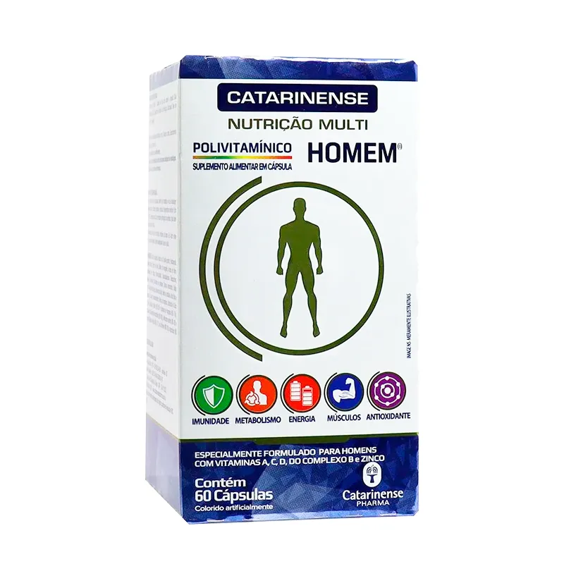 Polivitaminico Hombre Catarinense - Cont. 60 cápsulas