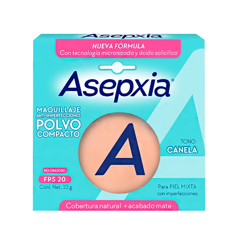 Polvo Compacto Canela Asepxia - 10 gr