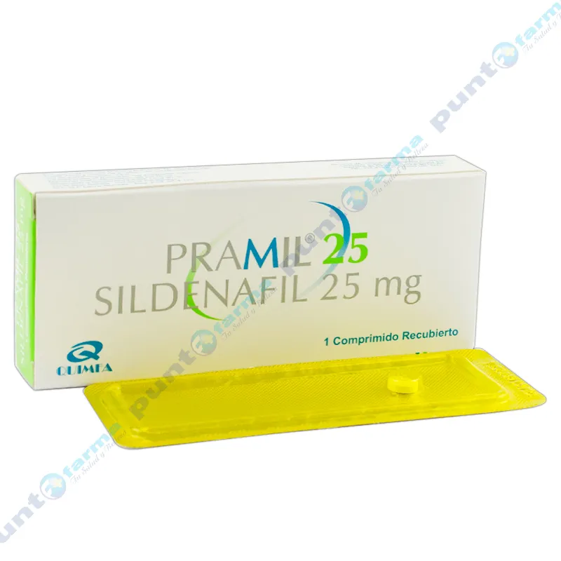 Pramil Sildenafil 25 mg - Cont. 1 comprimido recubierto