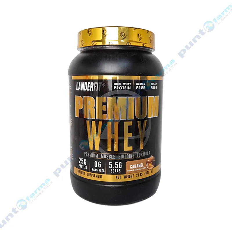 Premium Whey Caramelo Landerfit - 907g